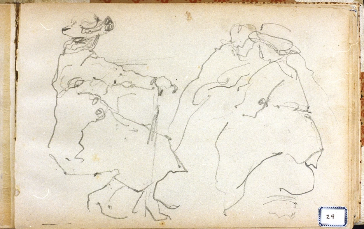 Studio di tre figure femminili - Certosa di san Martino, Napoli